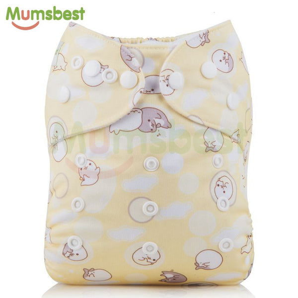 [Mumsbest] Baby One Size Adjustable Cloth Diapers Cover Reusable washable waterproof & breathable Nappy Cover