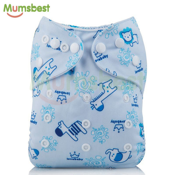 [Mumsbest] Baby One Size Adjustable Cloth Diapers Cover Reusable washable waterproof & breathable Nappy Cover