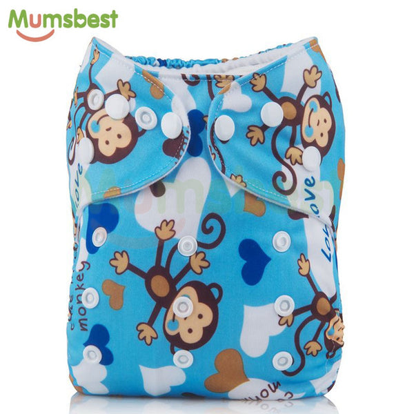 [Mumsbest] Baby One Size Adjustable Cloth Diapers Cover Reusable washable waterproof & breathable Nappy Cover