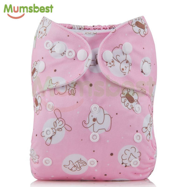 [Mumsbest] Baby One Size Adjustable Cloth Diapers Cover Reusable washable waterproof & breathable Nappy Cover