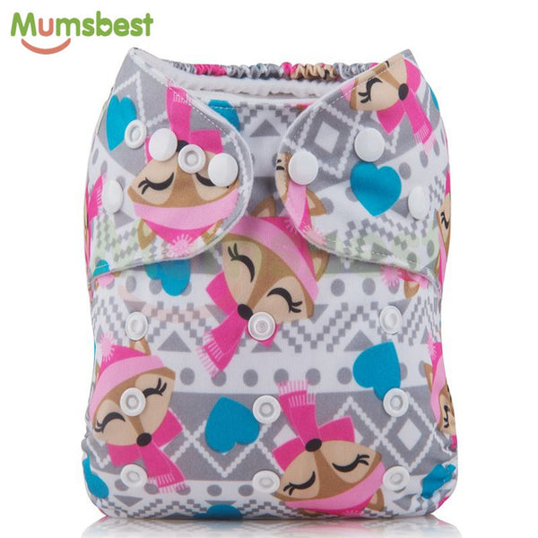 [Mumsbest] Baby One Size Adjustable Cloth Diapers Cover Reusable washable waterproof & breathable Nappy Cover