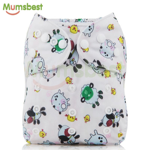 [Mumsbest] Baby One Size Adjustable Cloth Diapers Cover Reusable washable waterproof & breathable Nappy Cover