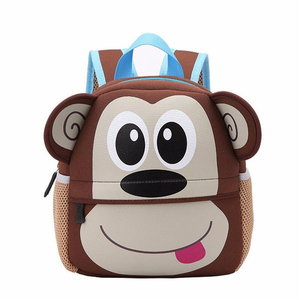 2017 3D Cute Animal Design Backpack Kids School Bags For Girls Boys Cartoon Shaped Children Backpacks