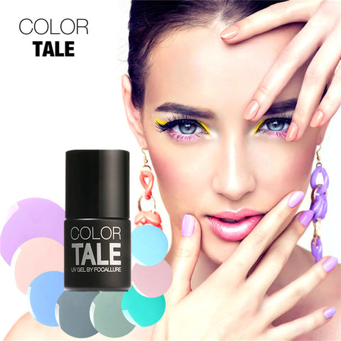 Focallure Color Tale  Gel Nail Polish UV Gel Polish Long-lasting Soak-off LED UV Gel Color Nail Gel 12ml/Pcs Nail Art Tools