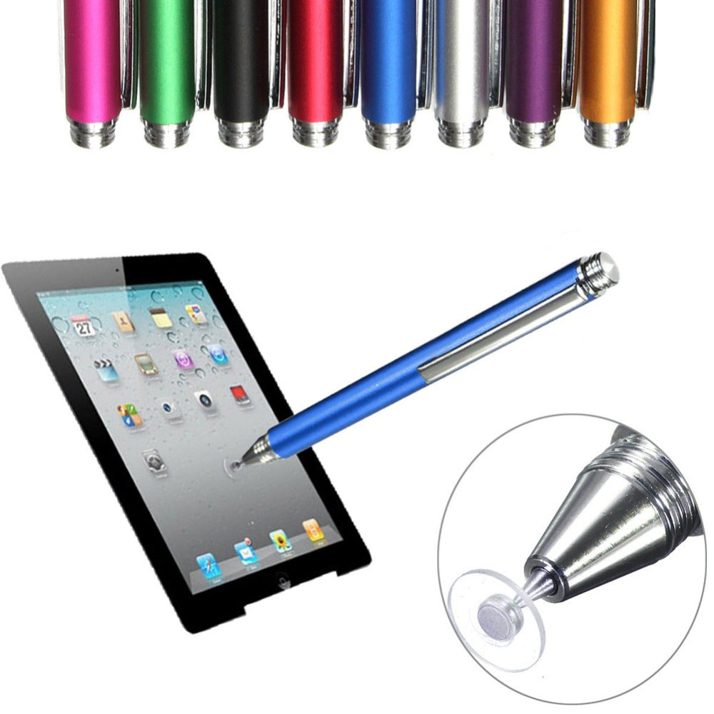 2016 Brand New 8 colors 12.5cm Fine Point Round Thin Tip Capacitive Stylus Pen For iPad 2/3/4/5/air/mini For Amazon Tablet