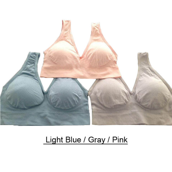 3pcs/set Hot Genie Leisure Bra  Removable Pad Double  Layer Ahh Body Shaper Push Up Vest No box