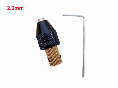 2.0mm Electric motor shaft Mini Chuck Fixture Clamp 0.3mm-3.5mm Small To Drill Bit Micro Chuck fixing device