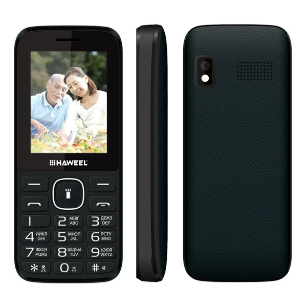 Russian English Keyboard Haweel X1 Cell Phone Elder Phone 2.4 inch Dual SIM Super Big Speaker Support FM TF Torch MP3 1500mAh