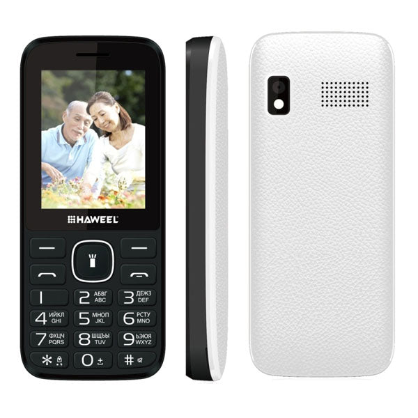Russian English Keyboard Haweel X1 Cell Phone Elder Phone 2.4 inch Dual SIM Super Big Speaker Support FM TF Torch MP3 1500mAh