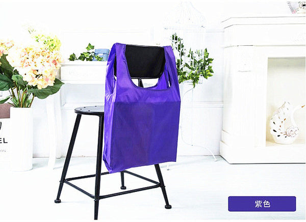 Square Pocket Shopping Bag Candy 12 colors Available Eco-friendly Reusable Folding  Polyester Reusable Folding Shopping Bag