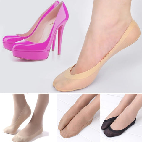 1 Pair Fashion Women Socks Cotton Antiskid Invisible Liner No Show Peds Low Cut Ice sock Summer Hot Style