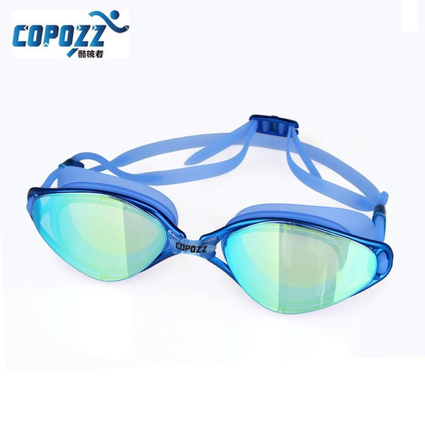 Copozz New Professional Anti-Fog UV Protection Adjustable Swimming Goggles Men Women Waterproof silicone glasses adult Eyewear