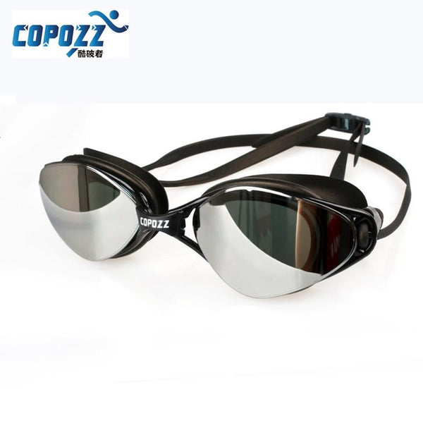 Copozz New Professional Anti-Fog UV Protection Adjustable Swimming Goggles Men Women Waterproof silicone glasses adult Eyewear