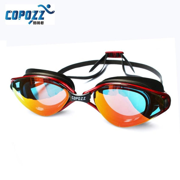 Copozz New Professional Anti-Fog UV Protection Adjustable Swimming Goggles Men Women Waterproof silicone glasses adult Eyewear