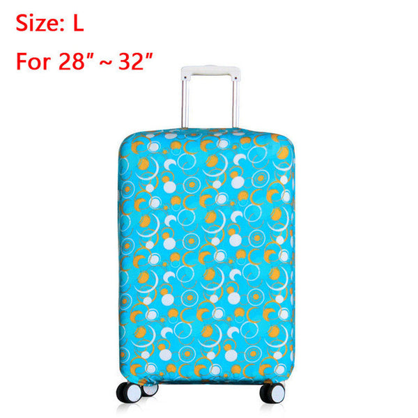 Suitcase Covers Luggage Cover Protector with Elastic Fabric Protect Suitcase from Scracth Reconizable Cover for Travelling