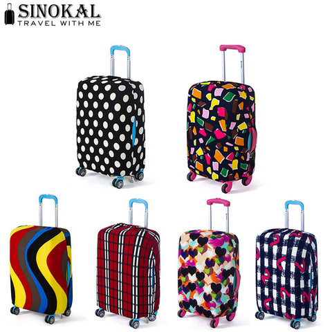 suitcase covers luggage cover protector elastic dustproof cover protection on luggage with spandex fabric fashion design