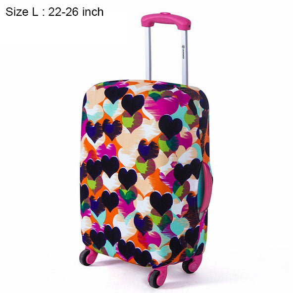 suitcase covers luggage cover protector elastic dustproof cover protection on luggage with spandex fabric fashion design