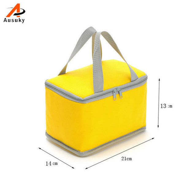 New Portable Thermal Lunch Bags for Women Men Multifunction Candy Color Storage Tote Bags Food Picnic insulation Bag Cooler 45