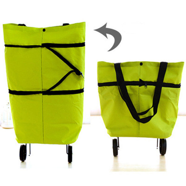 Do Not Miss Folding Shopping Bag Shopping Trolley Bag on Wheels Bags on Wheels Buy Vegetables Shopping Organizers Portable Bag