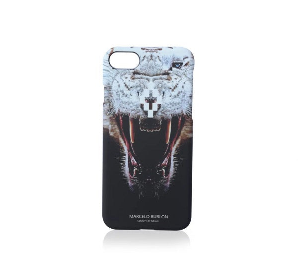 New 2017 For Coque iPhone 6 Marcelo Burlon Case Boa Tiger Leopard Funda PC Case For iPhone 6 6S 7 Plus 5S Marcelo Burlon Cover