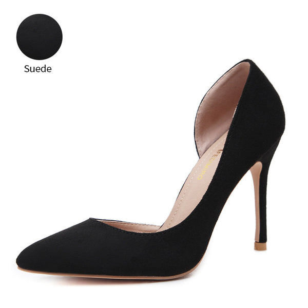 FEDIMIRO Woman Pumps Summer High heels Pointed Toe Female Wedding Shoes Sexy High Heel shoes for women 8 colors