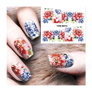 FWC New Fashion Chic Pattern DIY Water Transfer Nail Art Stickers Decals Wraps Salon Beauty Manicure Styling Tool