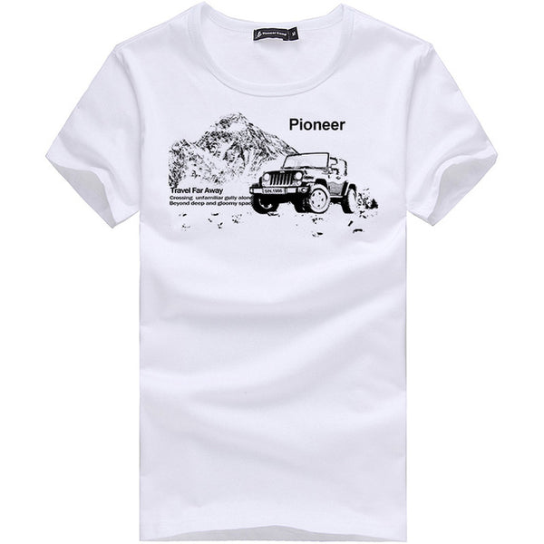 Pioneer Camp 2017 new fashion summer short men t shirt brand clothing cotton comfortable male t-shirt tshirt men clothing 522056