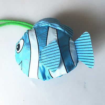 Mic Tropical Fish Foldable Eco Reusable Shopping Bags  herbruikbare boodschappentas bood schappentas opvouwbare tasjes38cm x58cm