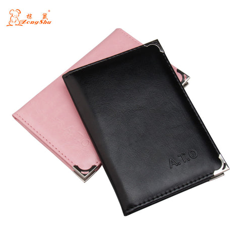 Men Russian Auto Driver License Bag PU Leather Unisex Card  Cover for Car Driving Document Credit Card Holder Purse Wallet Case
