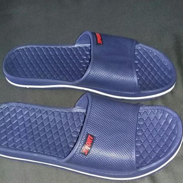 Senza Fretta Mens Slip On Sport Slide Sandals Flip Flop Shower Shoes Slippers House Pool Gym Sandal Slippers Men Shoes WS060