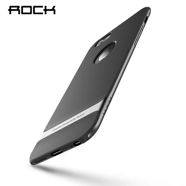 for iphone 6 7 case ROCK Original Royce Hard PC+Soft TPU Silicone Case Luxury Back Cover Phone Cases for iphone 6s 6plus 6s plus