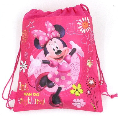 1Pic children schoolbags Princess Drawstring Bags Cartoon DUOLAIMI For Girls & Boys multipurpose school backpack Christmas 40
