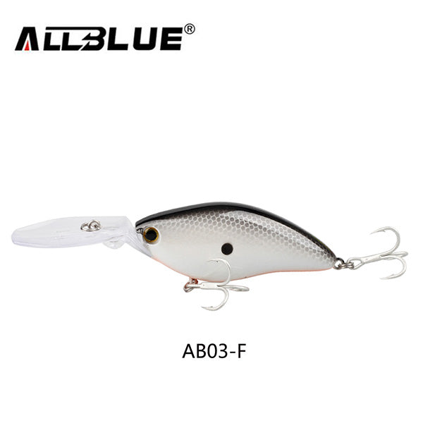 ALLBLUE Floating Deep Diving Crankbait Fishing Lures 17.8g/70mm Lifelike Wobblers With 6# Owner Hooks peche isca artificial