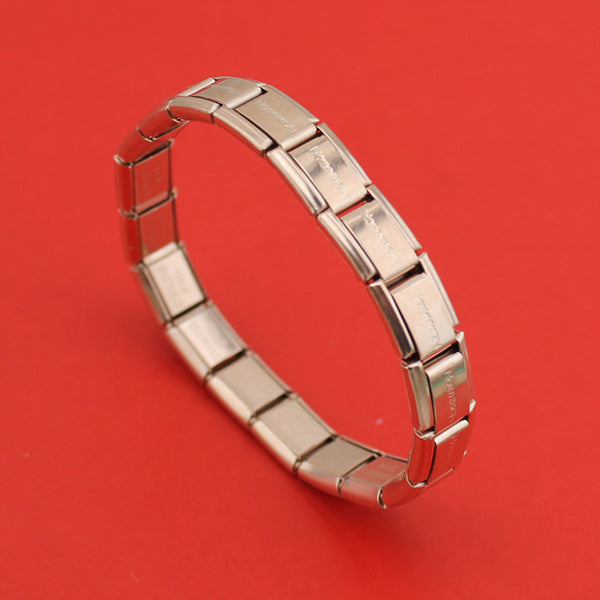 Hapiship New 1Pcs Fashion Jewelry Gold Silver Rose Black Blue Color Stainless Steel Letter Bracelet Bangle Best Friend's Gift