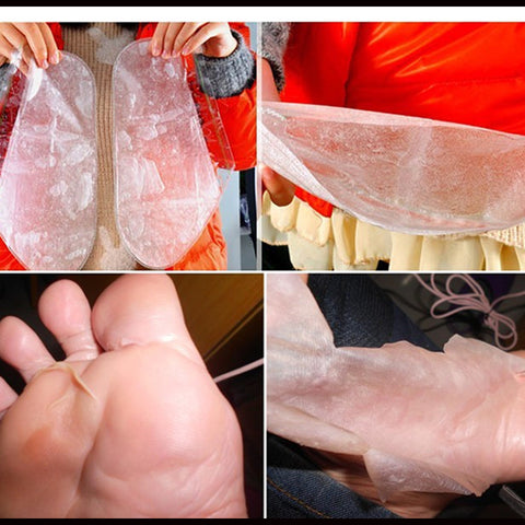 1 Pair Baby Foot Peeling Mask Remove Dead Skin Cuticles Pedicure Socks For Foot Care Socks Exfoliating Foot Mask Moisturizing