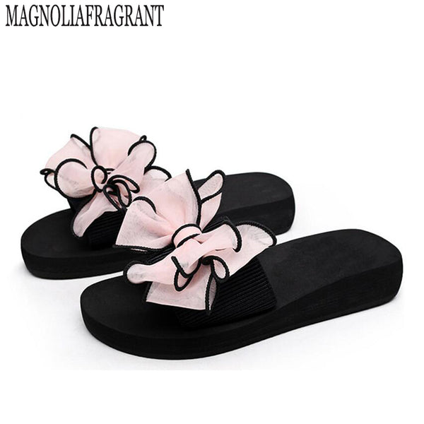 2017 Bow Thong Jelly Shoes Woman Jelly Flip Flops Women Sandals Ladies Flat Slippers Zapatos Mujer Sapatos Femininos b1