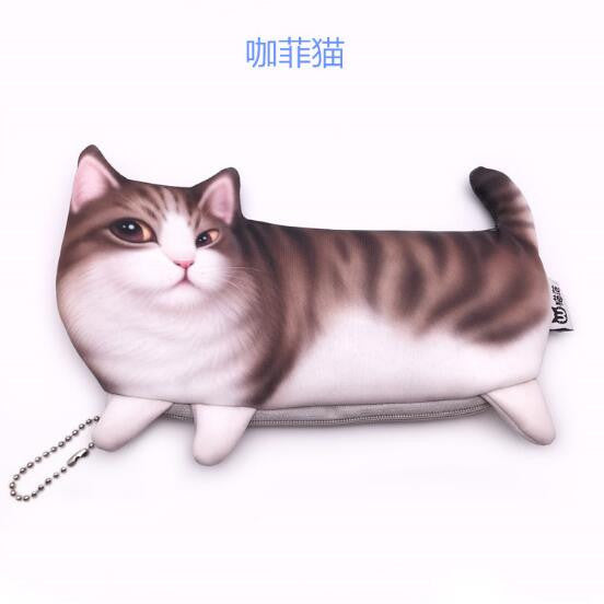 New Cute Cat Face Printed Zipper Coin Purses For Kids Cartoon Wallet Bag Coin Pouch Children Purse Holder Women Coin Wallets