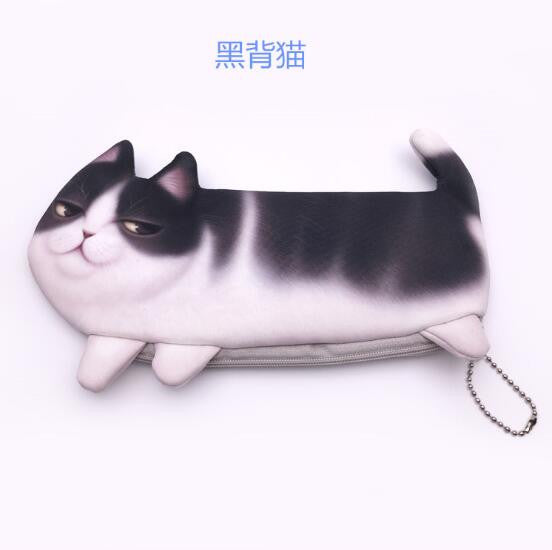 New Cute Cat Face Printed Zipper Coin Purses For Kids Cartoon Wallet Bag Coin Pouch Children Purse Holder Women Coin Wallets