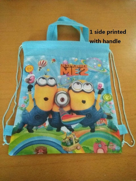 children's  backpack minion cat minion Backpack School Bag deco waterproof shoe bags for kids gift birthday gift stuff supplies