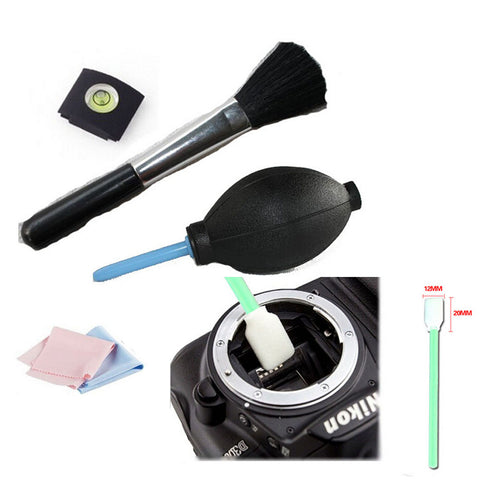 hot! 5 In 1 spirit hot shoe  Lens brush Cleaning Kit Camera Pen Cleaning Pen/Cloth Lens blower for canon nikon sony pentax