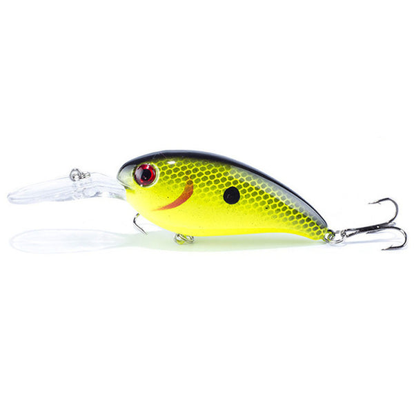 1pcs 14g 10cm Crankbait Fishing Wobblers Hard bait Bass Spinner Fishing Lures 17 Colors Pesca fishing tackle YE-195