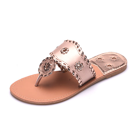 New 2017 Shoes Women Sandals Fashion Flip Flops Summer Style Hair ball Chains Flats Solid Slippers Sandal Flat Free Shipping
