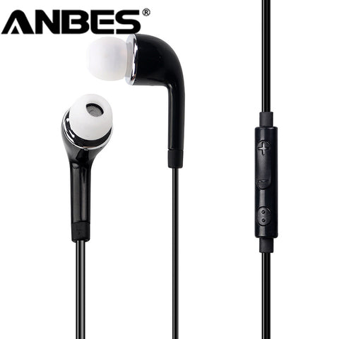 Wired 3.5mm Jack Earphone In-ear Headphones Microphone Earbuds Noise Cancelling Music Headset for All Phone for MP3/MP4 Players