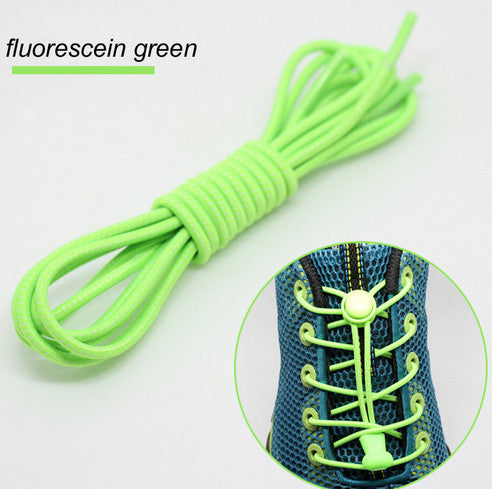 CORA WANG1 pair Locking no tie lazy  shoeLaces sneaker elastic Shoelaces children safe elastic shoe lace cordones ASL666B