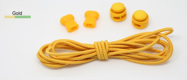 100CM 1 pair Locking no tie lazy  shoeLaces sneaker elastic Shoelaces children safe elastic shoe lace cordones zapatilla ASL666A