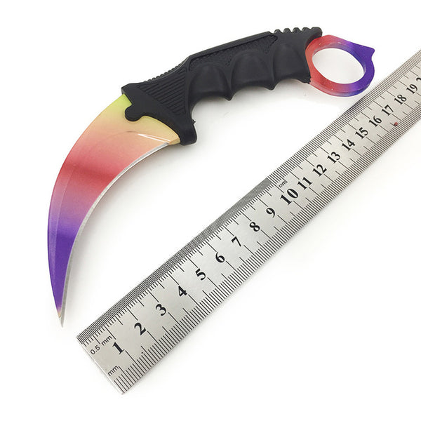 BGT CS GO Hunting Fixed Knife Karambit Tactical Combat Survival Neck Claw Knives Utility Camping Outdoor Pocket Rescue EDC Tools