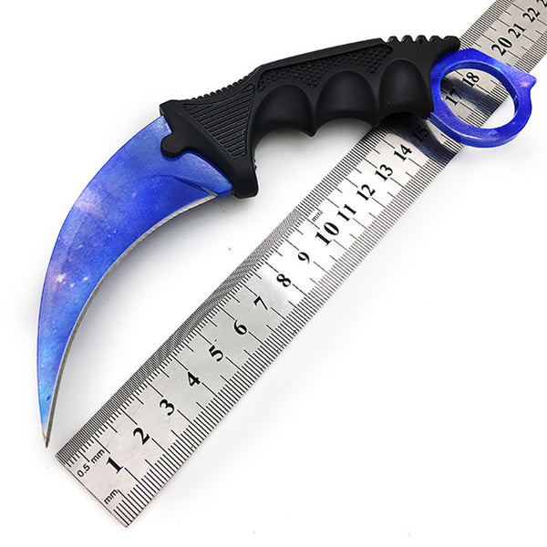 BGT CS GO Hunting Fixed Knife Karambit Tactical Combat Survival Neck Claw Knives Utility Camping Outdoor Pocket Rescue EDC Tools