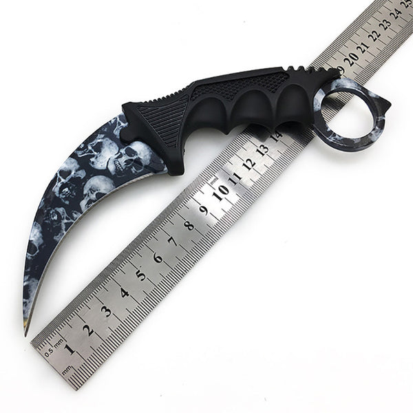 BGT CS GO Hunting Fixed Knife Karambit Tactical Combat Survival Neck Claw Knives Utility Camping Outdoor Pocket Rescue EDC Tools