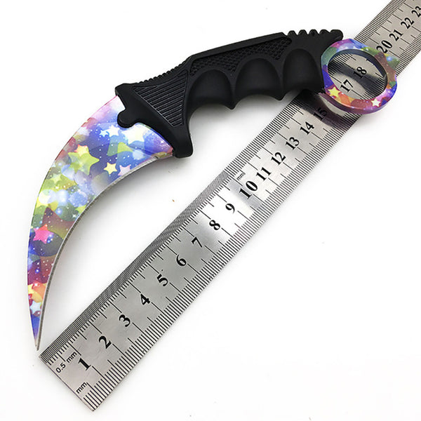 BGT CS GO Hunting Fixed Knife Karambit Tactical Combat Survival Neck Claw Knives Utility Camping Outdoor Pocket Rescue EDC Tools