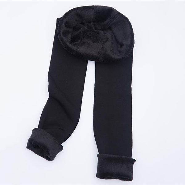 Tresdin Autumn Winter Fashion Explosion Model Plus Thick Velvet Warm Seamlessly Integrated Inverted Cashmere Leggings Warm Pants